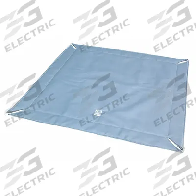 BRISKHEAT Insulated Tote Cover: Top Only, IBC Totes, White - Drum & IBC Tote Insulators