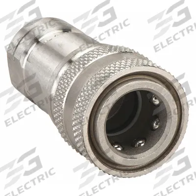 PARKER Hydraulic Quick Connect Hose Coupling: 1/4 in Coupling Size, 303 Stainless Steel - ISO B Series Hydraulic Quick-Connect Coupling Bodies