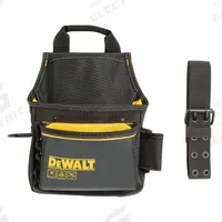 DEWALT Tool Pouch: For 2 1/2 in Belt Wd - Max, 12 Pockets, Black/Yellow (MPN DWST540101). Key specifications — Closure Type: Buckle; Attachment: Belt Slot; Color: Black/Yellow; Brand: DEWALT; For Tool Type: Hammers.