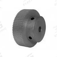 DAYTON Timing Pulley: Modified Curvilinear, Fixed, For GT Timing Belt Section, For 9 mm Belt Wd (MPN 72-2P09-6A3). Key specifications — Brand: DAYTON; Finish: Clear Anodized; For Belt Series: Powerhouse®.