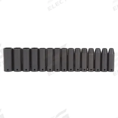 PROTO Impact Socket Set: 1/2 in Drive Size, Small Set (0-50 pieces) Set Size - Metric Impact Socket Sets
