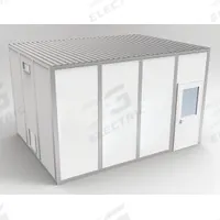 PORTA-FAB Modular Cleanroom: 16 ft x 12 ft x 10 ft, 192 sq ft Int Area, STC 31 (MPN 8CR1216). Key specifications — Brand: PORTA-FAB; Sound Transmission Coefficient: STC 31; Wall Material: Steel; Assembled: Unassembled.