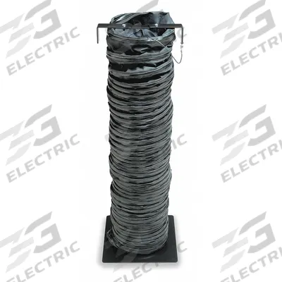 ALLEGRO Statically Conductive Duct: 12 in Dia, 15 ft Lg, For Use With Explosion Proof Blowers - Ducts for Confined Spaces