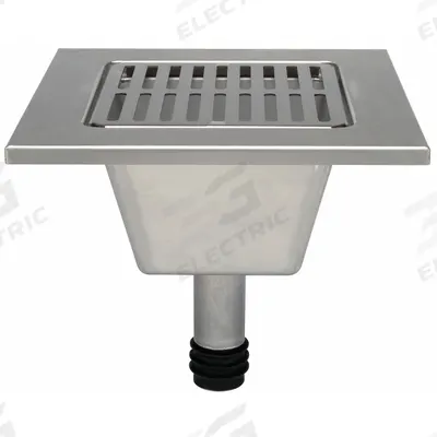 ZURN Floor Sink Liner: 12 3/8 in Overall Wd, 5 3/4 in Sump Dp, 2 in Nominal Pipe Size - Floor Sink Liners