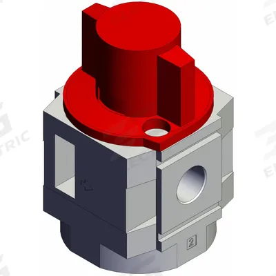 SMC Air Line Valve: 1/4 in NPT, 1/4 in NPT Outlet Size, 125 psi Max Op Pressure - SMC Compressed Air Line Pressure-Relief Lockout Valves for FRLs