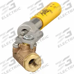 APOLLO Manual Two-Way Ball Valve: 3/8 in, Bronze, Straight, FNPT x FNPT, 600 psi Max. Pressure (CWP) (MPN 7150201). Key specifications — Brand: APOLLO; Handle: Spring-Return Lever.