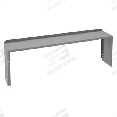 TENNSCO Shelf Riser: 60 in Overall Wd, 10 1/2 in Overall Dp, Gray, Carbon Steel - Risers for Workbenches