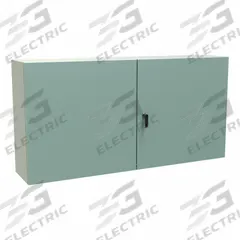 HAMMOND Electrical Enclosure: Steel, 30 in x 60 in x 12 in, NEMA 12/3R, Solid Cover, Hinged (MPN EN4TD306012GY). Key specifications — Brand: HAMMOND; Closure Method: Latches; Knockouts: Not Included.