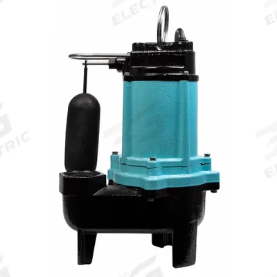 LITTLE GIANT Sewage Ejector Pump: Cast Iron, Single Phase, 1/2 hp, 115V AC - General Purpose Sewage Ejector Pumps