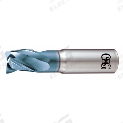 OSG Square End Mill: Carbide, DLC Coated, 3 Flute, 3/4" Mill Dia, 1-1/8" LOC - Reduced-Neck Carbide Square End Mills for Aluminum