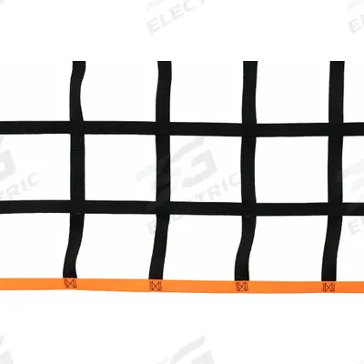 US NETTING Pallet Rack Netting Bulk Roll: 600 in x 1/8 in x 144 in, Polypropylene