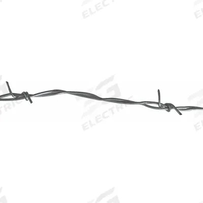 APPROVED VENDOR Barbed Wire: 1,320 ft Lg, 12 1/2 ga Gauge, 5 in Barbed Point Spacing