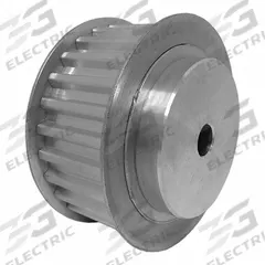 DAYTON Timing Pulley: Trapezoidal, Plain, For T10 Timing Belt Section, For 32 mm Belt Wd, 27 Teeth (MPN 47T10/27-2). Key specifications — Brand: DAYTON; Tooth Profile: Trapezoidal; Finish: Plain.