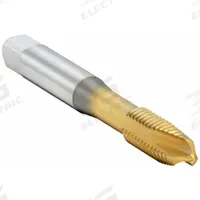 OSG Spiral Point Tap: M10x1.25 Metric, H5 / 4H-6H, 3 Flute, Plug Chamfer, TiN Coated Cobalt (MPN 1111504205). Key specifications — attr1299616: H5 / 4H-6H.