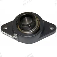 TIMKEN 2 Bolt Flange Bearing: Radial Ball, 1 1/8 in Bore, Cast Iron, Eccentric Collar, 5 9/16 in Lg (MPN RCJT 1-1/8). Key specifications — Bore Type: Cylindrical; Brand: TIMKEN; Lubricant Material: NLGI #2 Equivalent; Mounting Bolt Size: 7/16 in; System of Measurement: Inch.