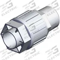 SMC High Purity Tube Fitting: 1 in Pipe x 1 in OD Size, RC x Compression, PFA (MPN LQ3H6C-M). Key specifications — Series: LQ3; Brand: SMC; Standards: RoHS_6, RoHS_10.