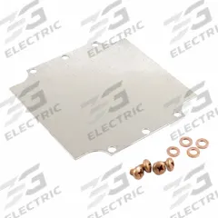 HAMMOND Inner Panel: Back Panel Panel, 5.61 in Overall Ht, 5.59 in Overall Wd, Steel, Galvanized (MPN 1590ZGRP161PL). Key specifications — Panel Style: Back Panel; Brand: HAMMOND; Finish: Galvanized; Manufacturer Part Number: 1590ZGRP161PL; Material: Steel.