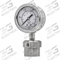 PIC GAUGES Pressure Gauge with Diaphragm Seal: 0 psi to 100 psi, 301L/0JJJ, 2 1/2 in Dial, Glycerin (MPN 301L254E/0JJJ100). Key specifications — Brand: PIC GAUGES; Gauge Case Liquid: None; Seal Fill Liquid: Glycerin; Seal Lower Housing Material: 316 Stainless Steel; Accuracy: ±2-1-2%; Gauge Wetted Parts: Stainless Steel.