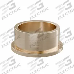 Flanged Sleeve Bearing: Bronze, SAE 841, 20 mm Bore, 24 mm OD, 12 mm Lg, -35°F to 300°F, 10 PK (MPN FFM2024-12B). Key specifications — System of Measurement: Metric; Material Grade: SAE 841; Flange Type: Flanged; Brand: OILITE.