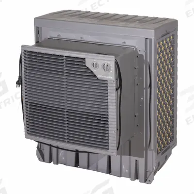 HESSAIRE Ducted Evaporative Cooler: 1,000 sq ft – 1,600 sq ft, 36 in x 30 in x 27 in - Multiple-Inlet Residential Ducted Evaporative Coolers