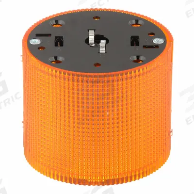 FEDERAL SIGNAL Tower Light Module: Flashing/Steady, 120V AC, Amber, 3 15/16 in Overall Dia - Multimode Light Modules