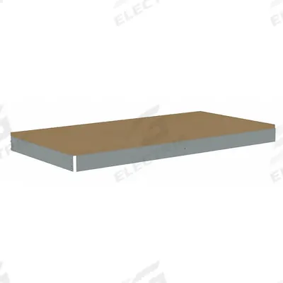 TENNSCO Shelf: 48 in x 24 in, 2,250 lb Load Capacity, Particleboard, Gray - Particleboard Decking Shelf Kits for Boltless Shelving