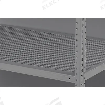 TENNSCO Shelf: 48 in Overall Wd, 24 in Overall Dp, Ventilated Shelf, 22 ga - Vented Steel Shelves for Standard Metal Shelving