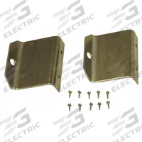 ECCO Mounting Adapter: Mounting Adapter, Black, Stainless Steel, 2 7/16 in Lg, 1 1/2 in Ht, 3 in Wd (MPN HKBLAZ). Key specifications — Color: Black; Brand: ECCO; Material: Stainless Steel; Product Type: Mounting Adapter.