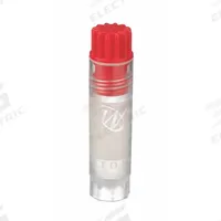 APPROVED VENDOR Cryogenic Vial: Cryogenic, Polypropylene, 2 mL, Red, 12 mm Body Dia, Sterile, Round (MPN W985917). Key specifications — Sub-brand: CryoELITE(TM); Self-Standing: Self-Standing; Closure Color: Red; Brand: APPROVED VENDOR; Vial Type: Cryogenic; Body Color: Off-White; Includes Closure: Yes; Bottom Shape: Round.