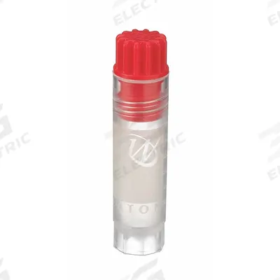 APPROVED VENDOR Cryogenic Vial: Cryogenic, Polypropylene, 2 mL, Red, 12 mm Body Dia, Sterile - Plastic Cryogenic Vials