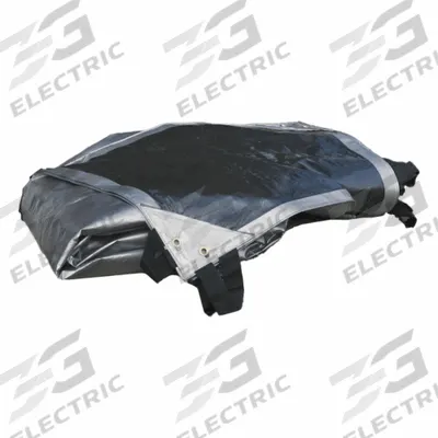 APPROVED VENDOR Tarp: 33 ft Lg, 25 ft Wd, Heavy Duty, 12 mil, Polyethylene, Black/Silver - Hay Cover Polyethylene Tarps