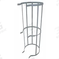 COTTERMAN Ladder Safety Cage: 4 ft Overall Ht, 29 in Inside Dia, Steel (MPN 4MC C1). Key specifications — Material: Steel; Ladder Section: Middle; Brand: COTTERMAN.