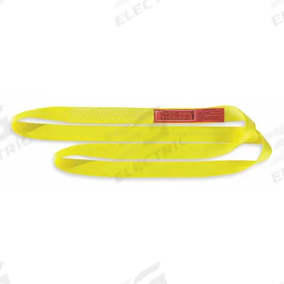 LIFT-ALL Web Sling: Type 5, Polyester, 1 Plies, 8 ft Sling Lg - Light-Use Polyester Endless Web Slings