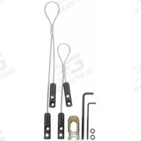 GREENLEE Cable Pulling Grip Kit: 0.38 in to 1.00 in, 1,750 lb to 6,500 lb Breaking Strength, Steel (MPN 629). Key specifications — Cable Dia. Range: 0.38 in to 1.00 in; Breaking Strength: 1,750 lb to 6,500 lb; Material: Steel; Brand: GREENLEE.