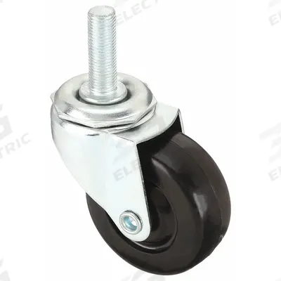 APPROVED VENDOR Stem Caster: 2 in Wheel Dia., 7/8 in Wheel Wd, Swivel, Swivel - NSF-Listed Sanitary Threaded Stem Casters