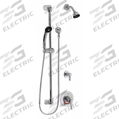 AMERICAN STANDARD Shower Faucet: Commercial, 2.5 gpm Fixed Showerhead Flow Rate - Shower Faucets with Fixed & Handheld Showerheads
