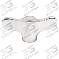 KIPP Hand Knob: Wing, Stainless Steel, M4 Thread, 9 mm Thread Lg, 38 mm Dia (MPN K0273.904). Key specifications — Brand: KIPP.