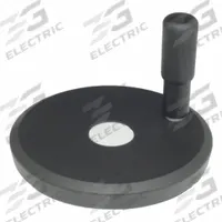 JW WINCO Solid Hand Wheel: Solid, Revolving Handle, Aluminum, 1/2 in Bore, 80 mm Dia (MPN 923-80-B1/2-R-SW). Key specifications — Brand: JW WINCO.