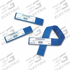 EMI Tourniquet: Nylon, 15 in Overall Lg, 1 in Overall Wd (MPN 440). Key specifications — Material: Nylon; Brand: EMI; Color: Blue.
