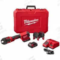 MILWAUKEE Short Throw Press Tool Kit with PEX Crimp Jaws M18™: M18™ REDLITHIUM™, Sub-Compact, Inline (MPN 2674-22C). Key specifications — attr525712: PEX Crimp Jaw 1/2 in, 3/4 in, 1 in; attr518712: Charger.