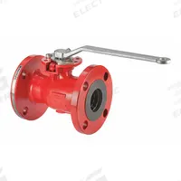 KECKLEY Manual Two-Way Ball Valve: 4 in, Carbon Steel, Straight, Class 300 Flange, One-Piece (MPN BVF1RF4RCSRGSL-400). Key specifications — Brand: KECKLEY; Handle: Locking Lever.