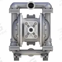 SANDPIPER Air Operated Double Diaphragm Pump: 316 Stainless Steel, 1 1/2 in, Tri-Clamp, 45 gpm (MPN T1FB1SASWTS600.). Key specifications — Brand: SANDPIPER; Check Valve Material: PTFE; Seat Material: SS; Diaphragm Material: PTFE w/ Buna Backing.
