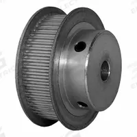 DAYTON Timing Pulley: Modified Curvilinear, Fixed, For GT Timing Belt Section, For 9 mm Belt Wd (MPN 56-2P09-6FA3). Key specifications — Brand: DAYTON; Finish: Clear Anodized; For Belt Series: Powerhouse®.