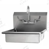 SANI-LAV Hand Sink: 1 Stations, 5 in Bowl Dp, 19 in Bowl Lg, 15 1/2 in Bowl Wd, Faucet Included (MPN 5A4F-0.5). Key specifications — Includes Side Splash: Side Splash Not Included; Series: Stainless Steel Hand Wash Sink; Brand: SANI-LAV.
