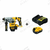 DEWALT Cordless Rotary Hammer: D-Handle, 20V DC, SDS-Plus, 2 1/2 in max, 5.0 Ah, 2.6 ft-lb (MPN DCH293B/DCB205C). Key specifications — attr113858: 20V DC; attr113796: DEWALT; attr113808: 4,480 bpm; attr113803: Yes; attr113838: Hammer Only; attr113809: Yes; attr113815: (1) Bare Tool.