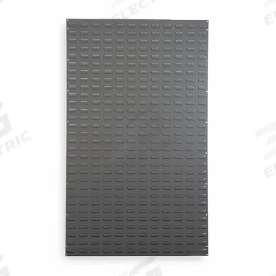 AKRO-MILS Louvered Panel: 61 in x 36 in x 5/16 in, 1 Sides, 0 Bins - Wall-Mount Louvered Panels Without Bins