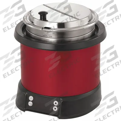 VOLLRATH Induction Rethermalizer: 7 qt Capacity, 800 W Watt, Red, 13 1/2 in Overall Ht - Induction Rethermalizers