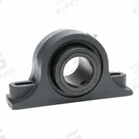 MOLINE BEARING Pillow Block Bearing: 3 in Bore, Spherical E Roller Bearing, Cast Iron, 2 Holes (MPN 29221300). Key specifications — Maximum Speed: 1,600 RPM; Mounting Bolt Size: 3/4 in; Brand: MOLINE BEARING.