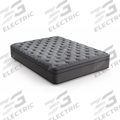 DIAMOND Bed Mattress: Queen, Firm, Stretch Knit Fabric, Innerspring, 13 in Overall Ht - Turquoise by Diamond Mattress
