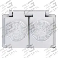 APPLETON ELECTRIC Weatherproof Cover: Malleable Iron, FD/FS, Duplex Covers, 1 Gangs, No Enclosure (MPN FSK-WRD). Key specifications — Brand: APPLETON ELECTRIC; Color: Gray; Compatible with Product Type: Duplex Covers; Compatible with Series: FD; Mounting Orientation: Horizontal.
